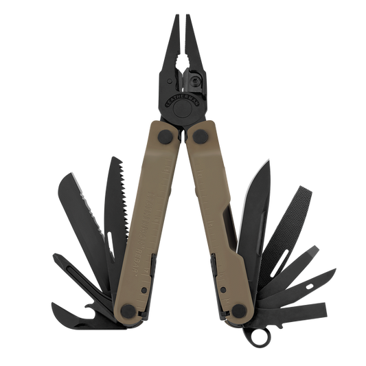 REBAR Coyote Tan Leatherman сгъваем комплект с инструменти - мулти инструмент - multitool